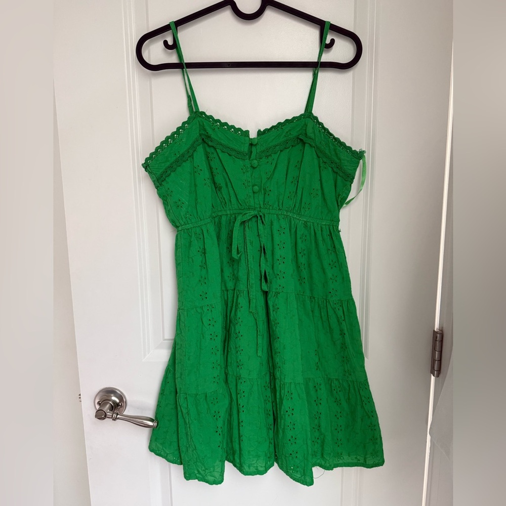 Green Mini Sundress